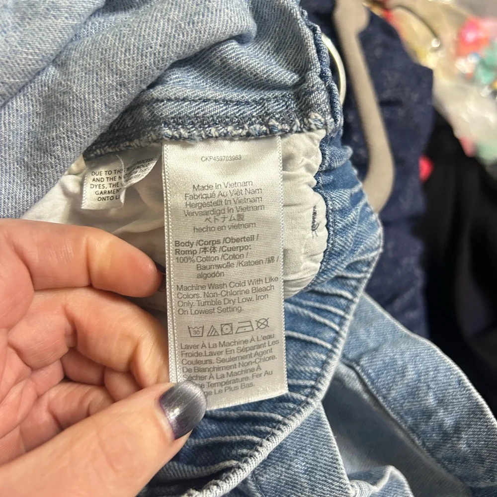 Madewell Pull-On Denim Shorts‎ XS EUC